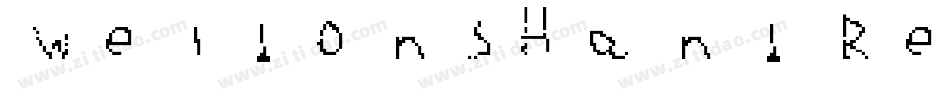 WeldonsHand Regular字体转换